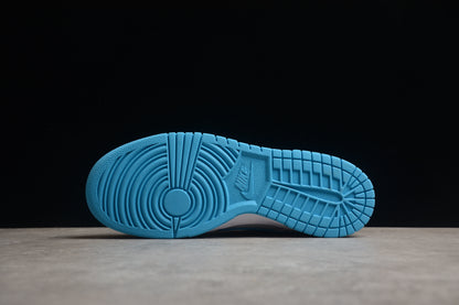 Dunk Low blanco y azul cielo