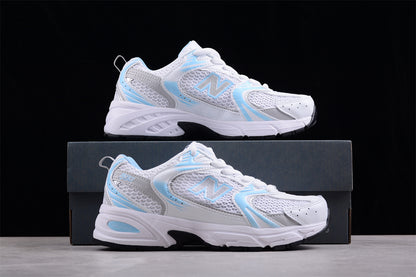 NB 530 blanco y azul celeste