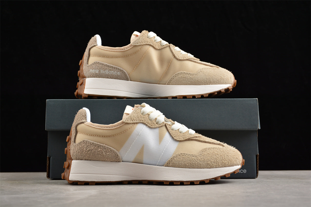NB 327 beige y blanco
