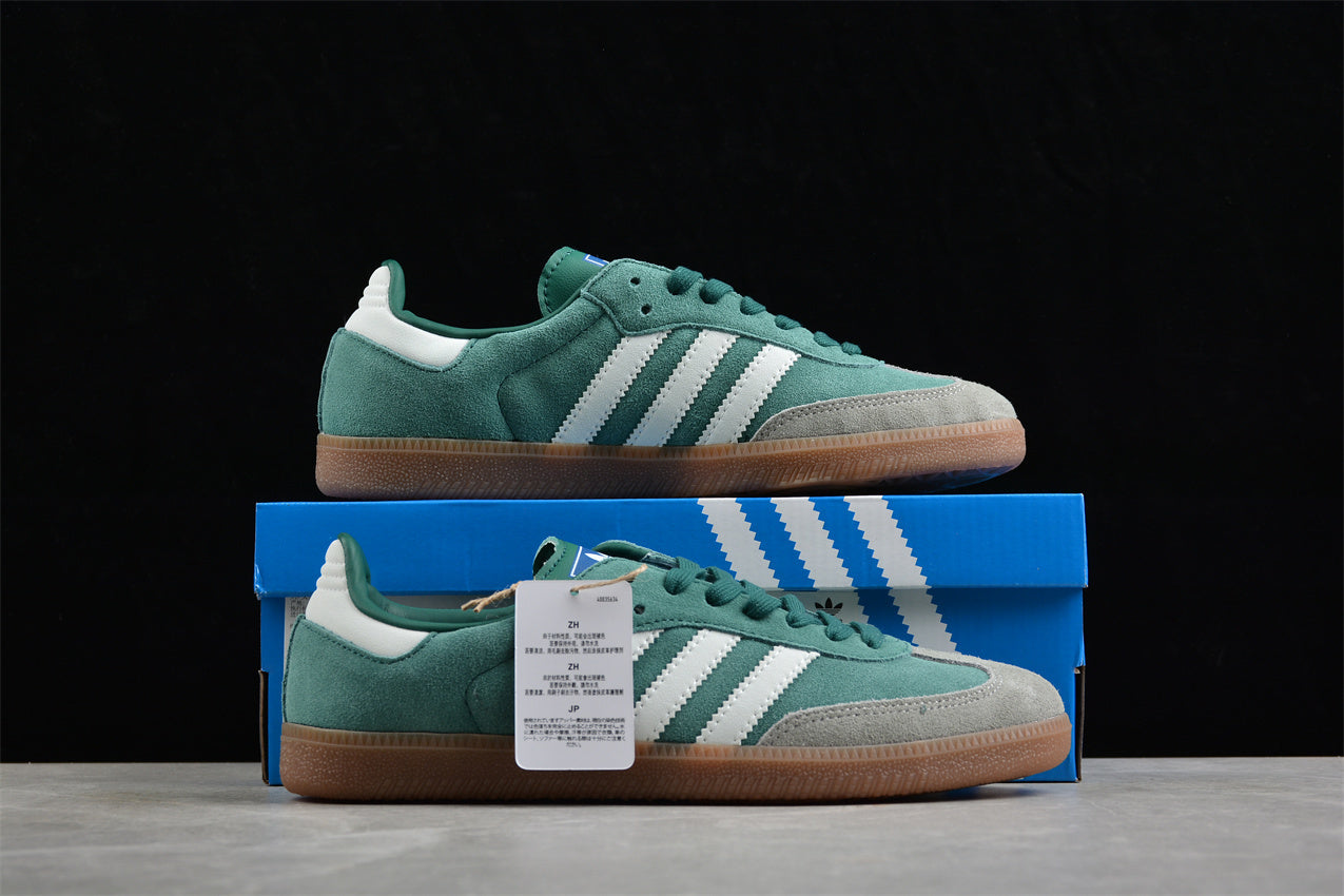 Samba Vegan verde y blanco