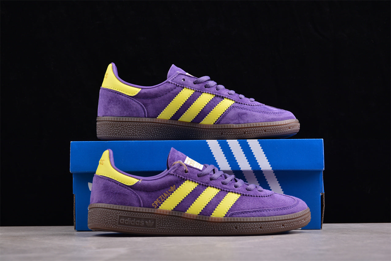 Handball Spezial morado y amarillo