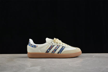 Samba OG beige claro y azul marino