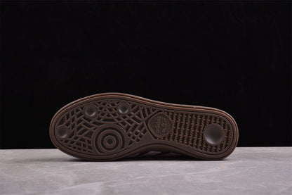 Handball Spezial marrón y blanco con tejido acanalado