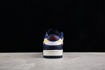 Dunk Low navy, blanco y amarillo