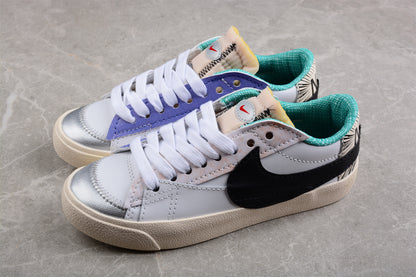Blazer Low '77 blanco y multicolor