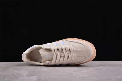 Sambae W plataforma beige y silver