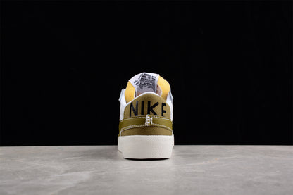 Blazer Low '77 blanco y dorado
