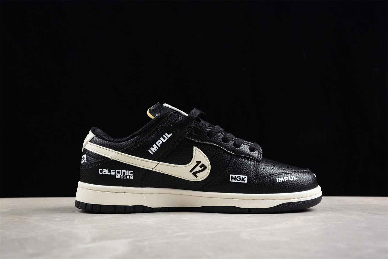 Dunk Low “Calsonic Nissan Impul” negro y blanco