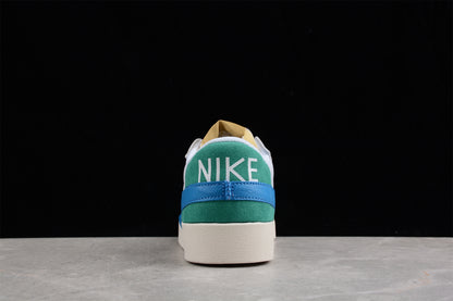 Blazer Low '77 blanco, verde y azul