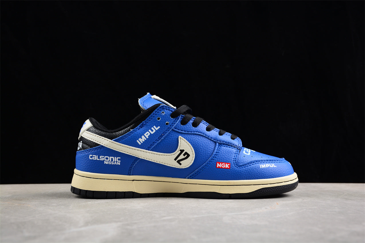 Dunk Low “Calsonic Nissan Impul” azul y blanco