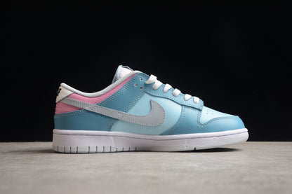 Dunk Low azul, celeste y rosa pastel