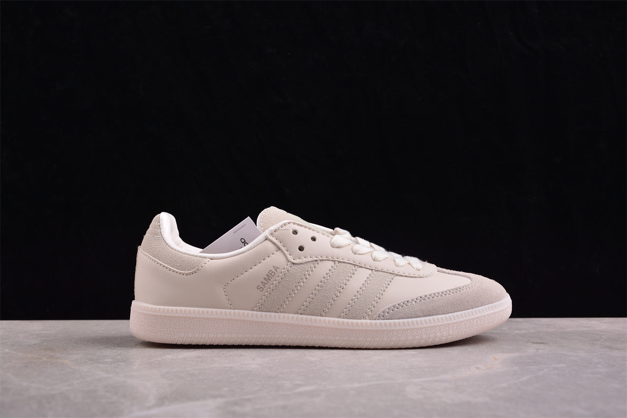 Samba Vegan beige claro y blanco