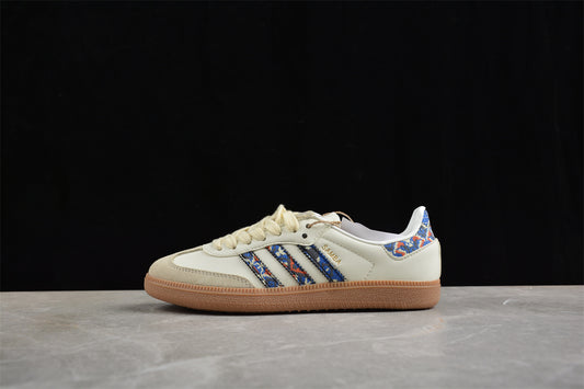 Samba OG beige claro y azul marino