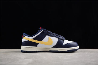 Dunk Low navy, blanco y amarillo