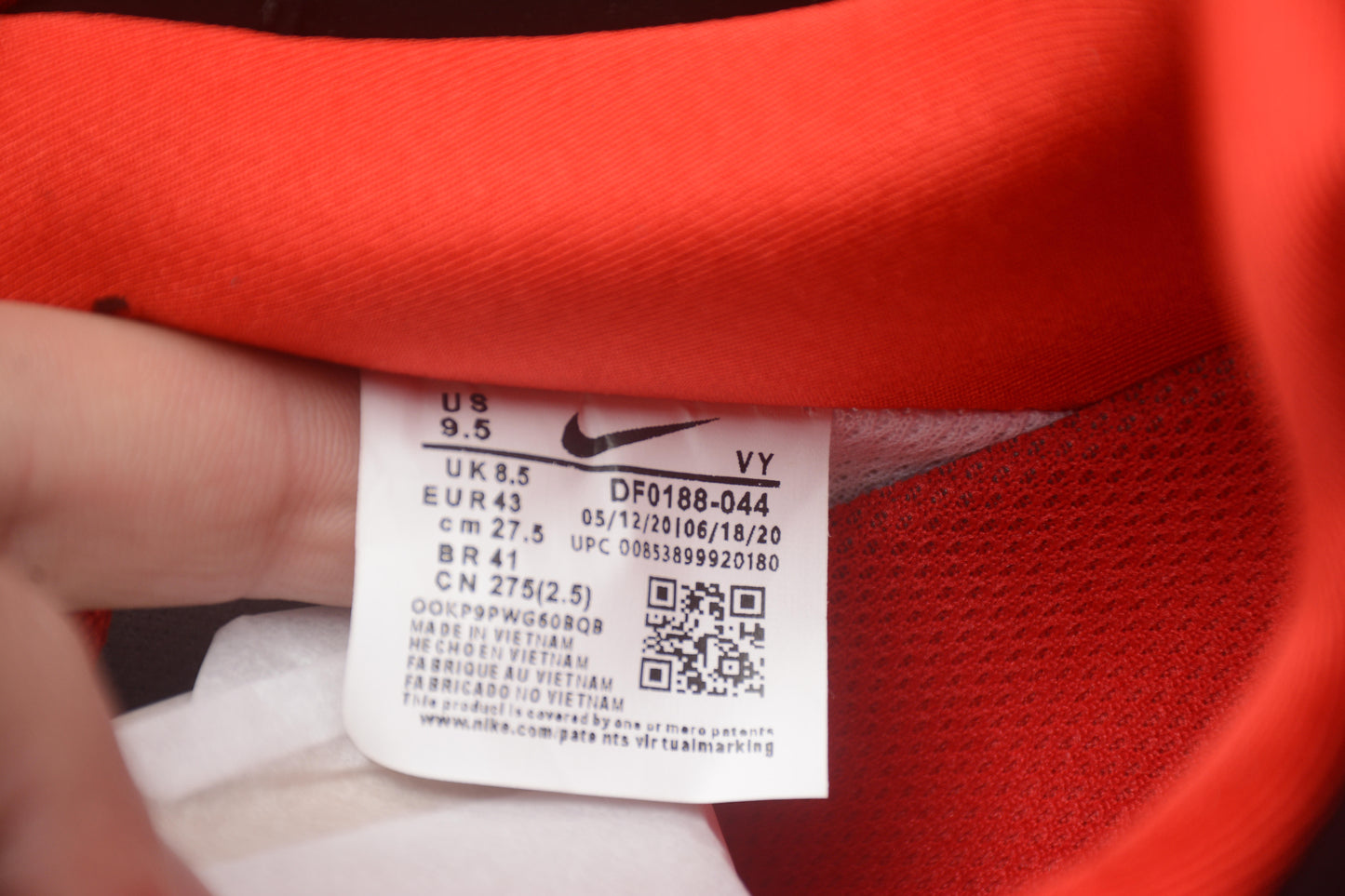 Air Force 1 Low negro y rojo