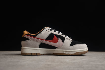 Dunk Low “85” gris, negro y rojo
