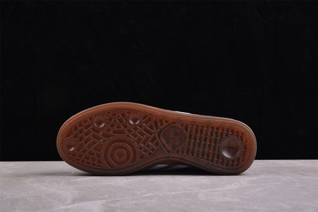 Handball Spezial gris medio, celeste claro y blanco