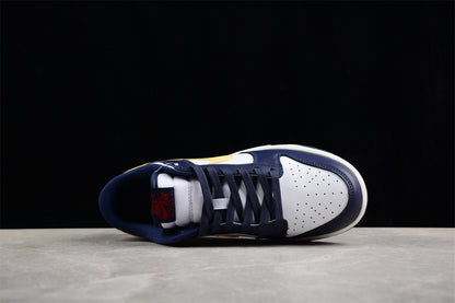 Dunk Low navy, blanco y amarillo