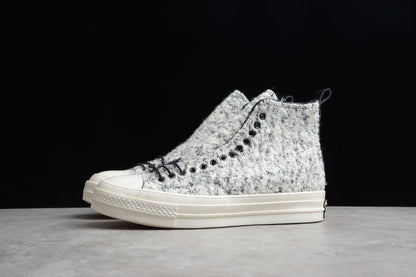 Chuck 70 HI blanco, negro y egret