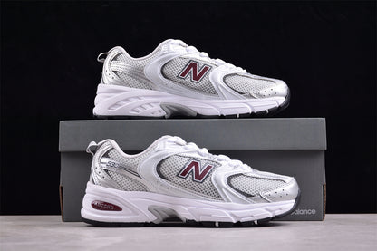 NB 530 plateadas y  burdeos