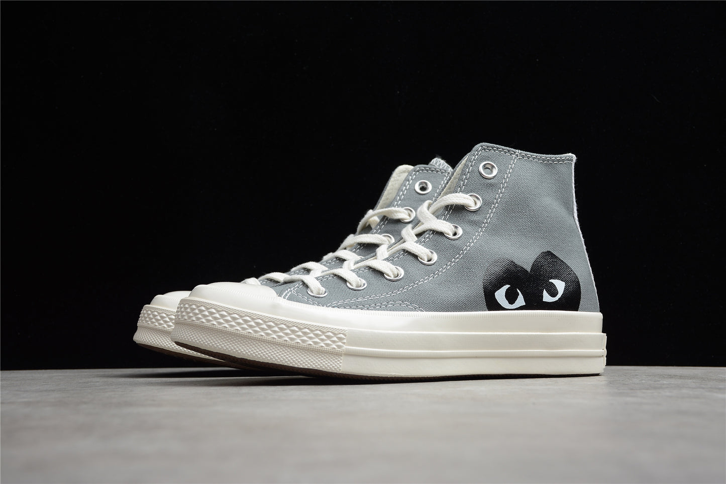 Comme des Garçons Play Chuck 70 HI  Platforma gris
