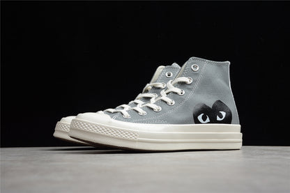 Comme des Garçons Play Chuck 70 HI  Platforma gris