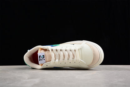 Blazer Low '77 blanco, verde y navy