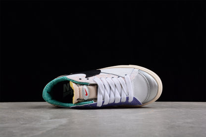 Blazer Low '77 blanco y multicolor