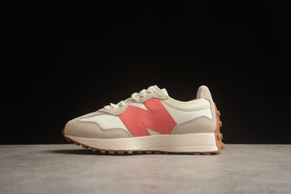 NB 327 beige y rojo coral