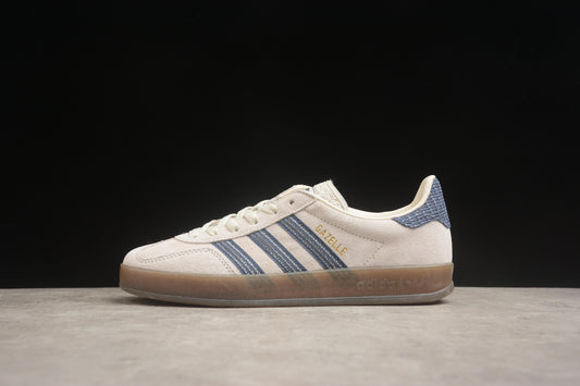 Gazelle beige y azul marino