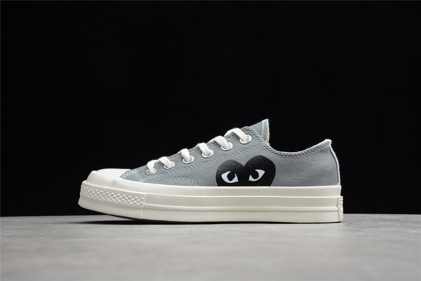 Comme des Garçons Play Chuck 70 low Platforma gris