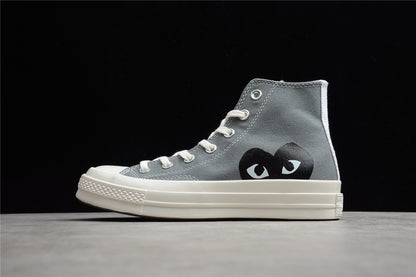 Comme des Garçons Play Chuck 70 HI  Platforma gris