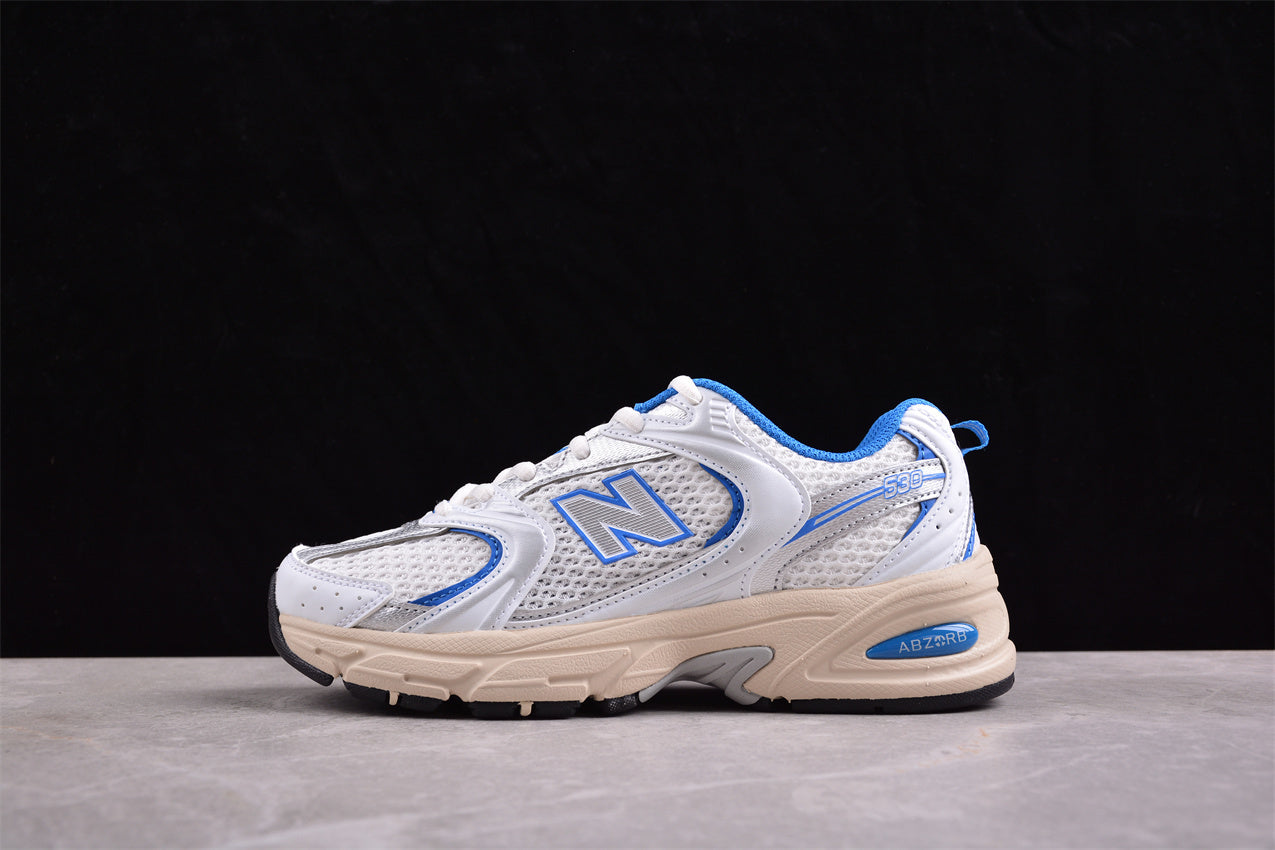 NB 530 blanco y azul