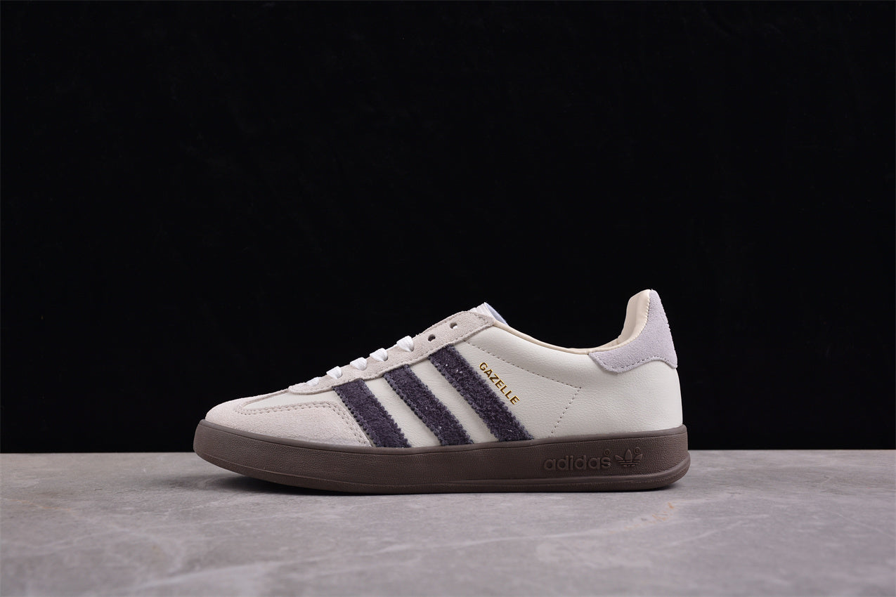 Gazelle blanco hueso y morado