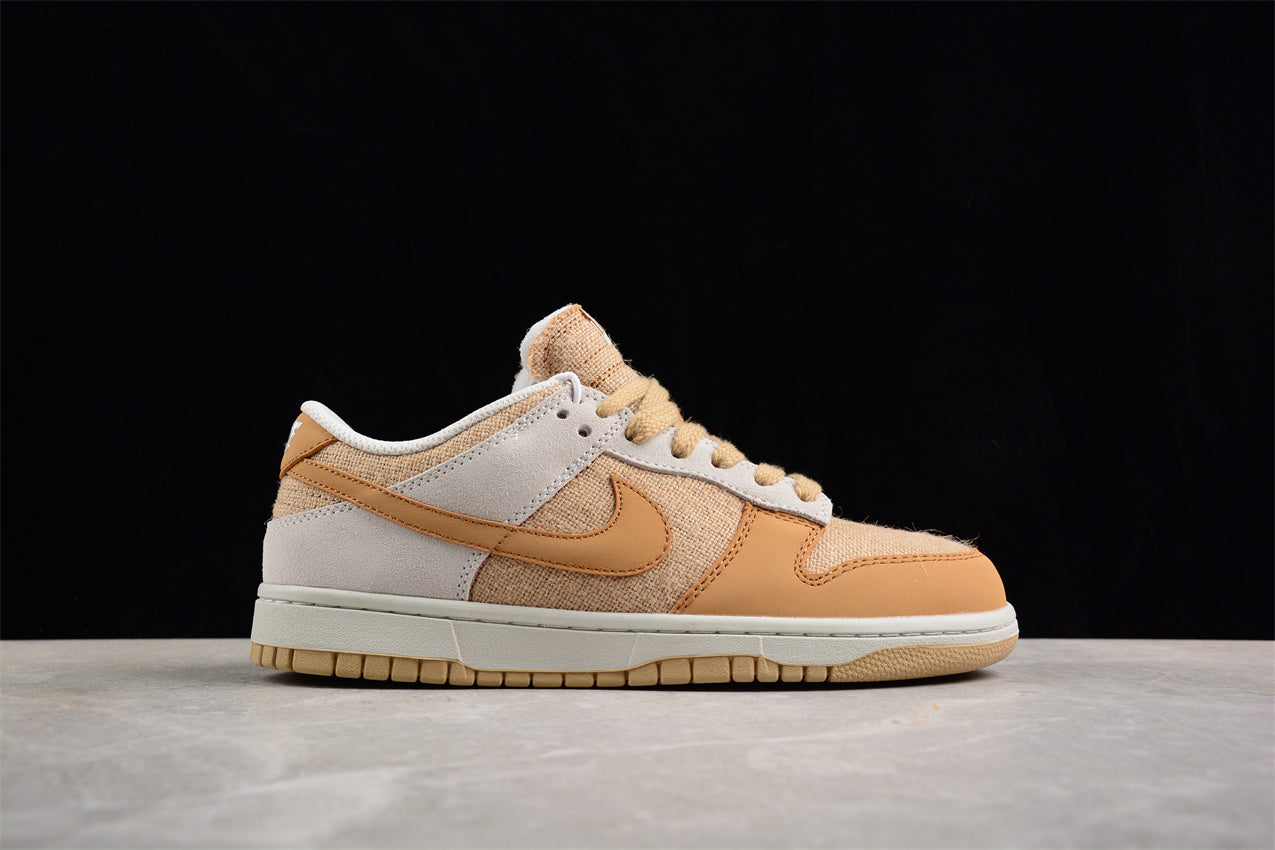 Dunk Low beige y crema