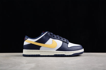 Dunk Low navy, blanco y amarillo