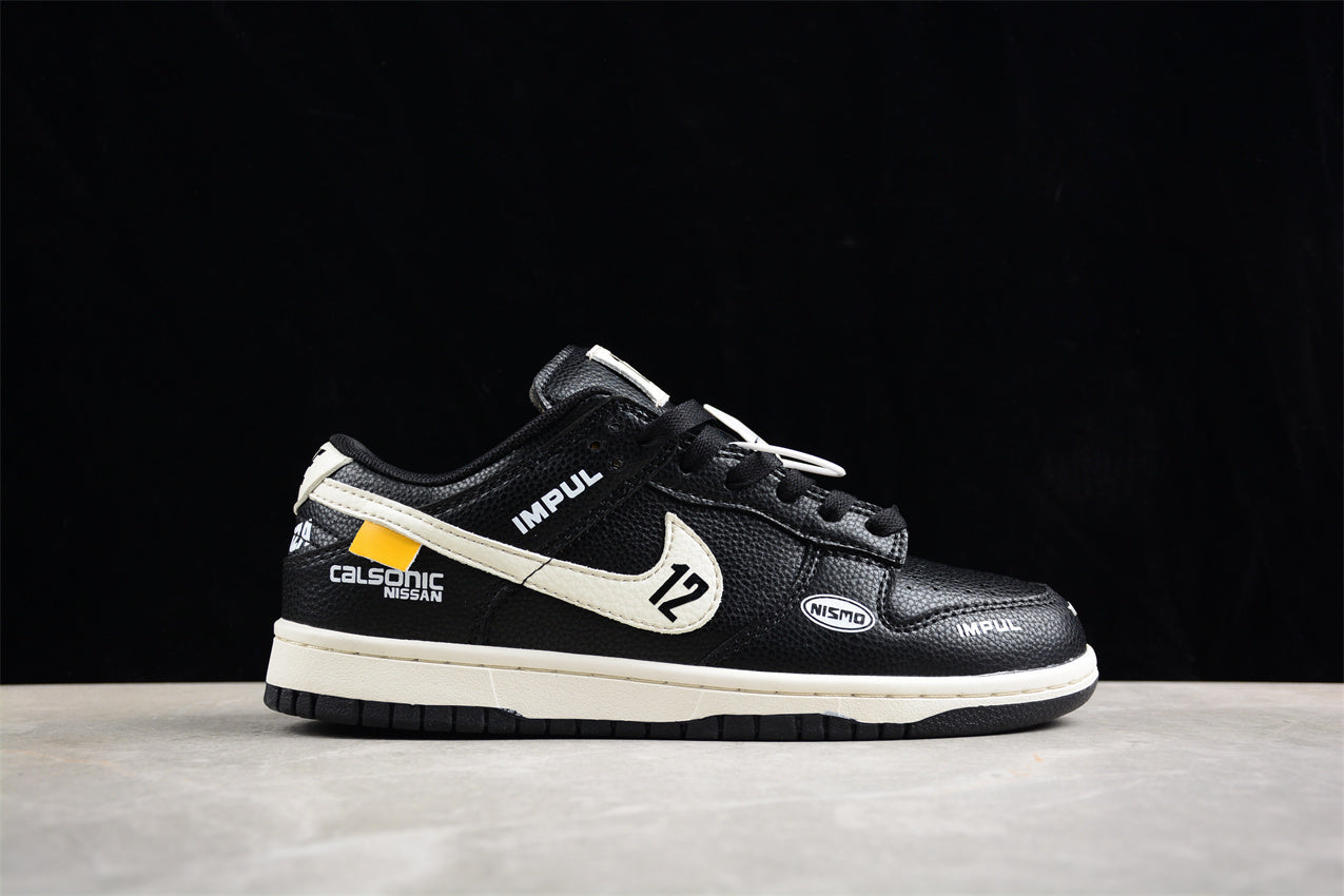 Dunk Low “Calsonic Nissan Impul” negro y blanco