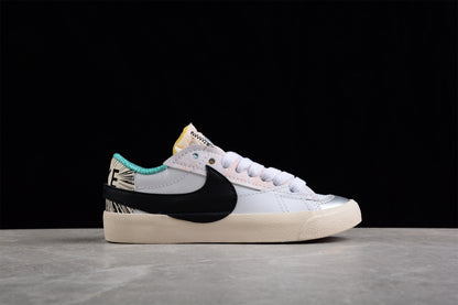 Blazer Low '77 blanco y multicolor