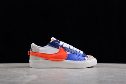 Blazer Low '77 blanco, azul y rojo