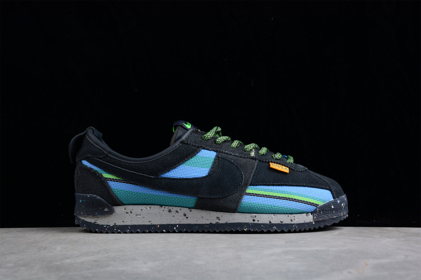 Cortez x Union LA negro, azul y verde