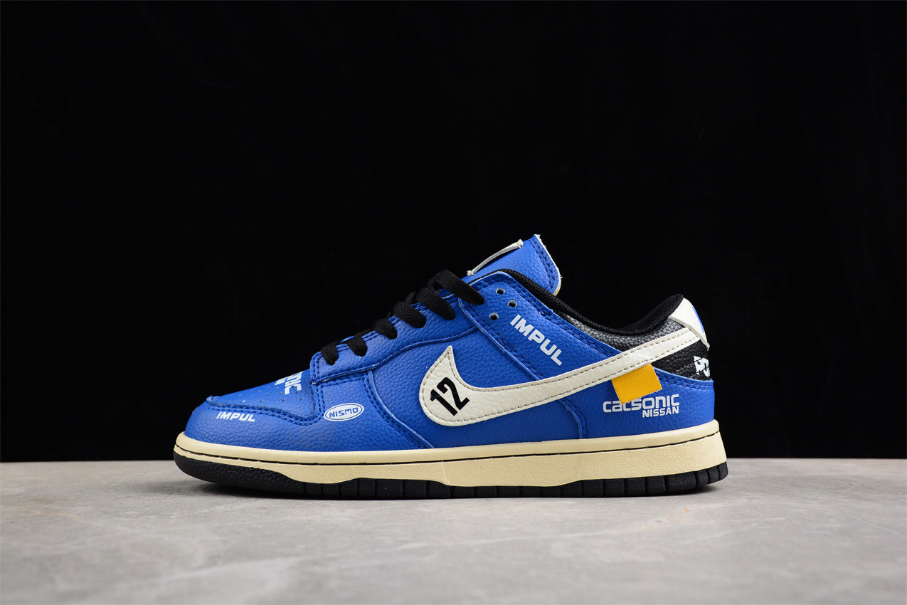Dunk Low “Calsonic Nissan Impul” azul y blanco