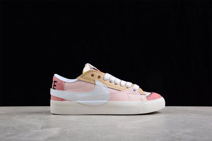 Blazer Low '77 rosa, beige y blanco
