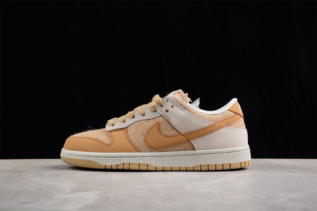Dunk Low beige y crema