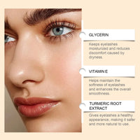 OUHOE Mascara Gentle Moisturizing Long Lasting Natural Looking Lashes Daily Portable Non Smudging Care Solution