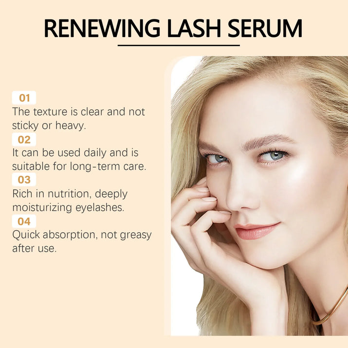 OUHOE Mascara Gentle Moisturizing Long Lasting Natural Looking Lashes Daily Portable Non Smudging Care Solution